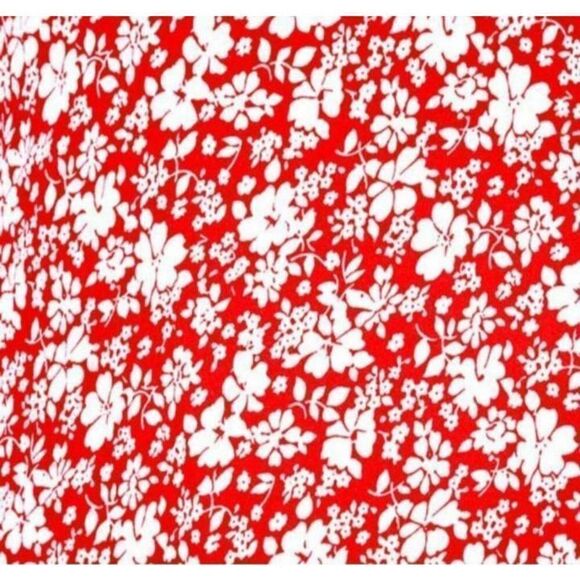 LULU'S LEAN CLOSE IVORY & RED FLORAL SWING DRESS SZ. XS EUC. - Picture 5 of 12